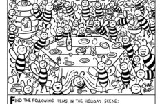 Custom Activity Page (Digital File) — Chari Pere Art with Hidden Pictures Shake Break