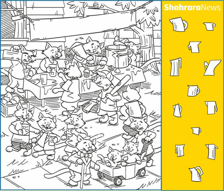 Hidden Pictures Sheep Shearing Salon