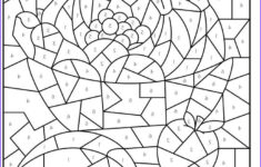 Difficult Colornumber Coloring Page For Kids within Hidden Pictures with Numbers to Color