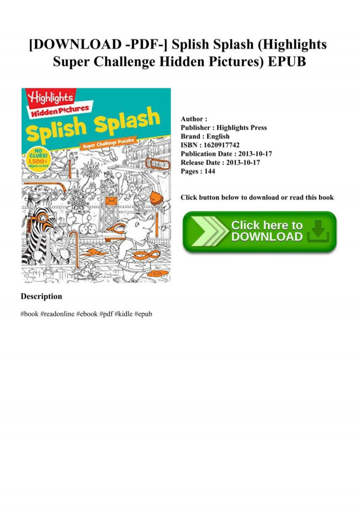 Hidden Pictures Epub Download