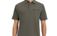 Dtwooo Men'S Hidden Zip Pocket Polo Shirts Short Sleeve Casual with Golf Shirts With Hidden Pictures