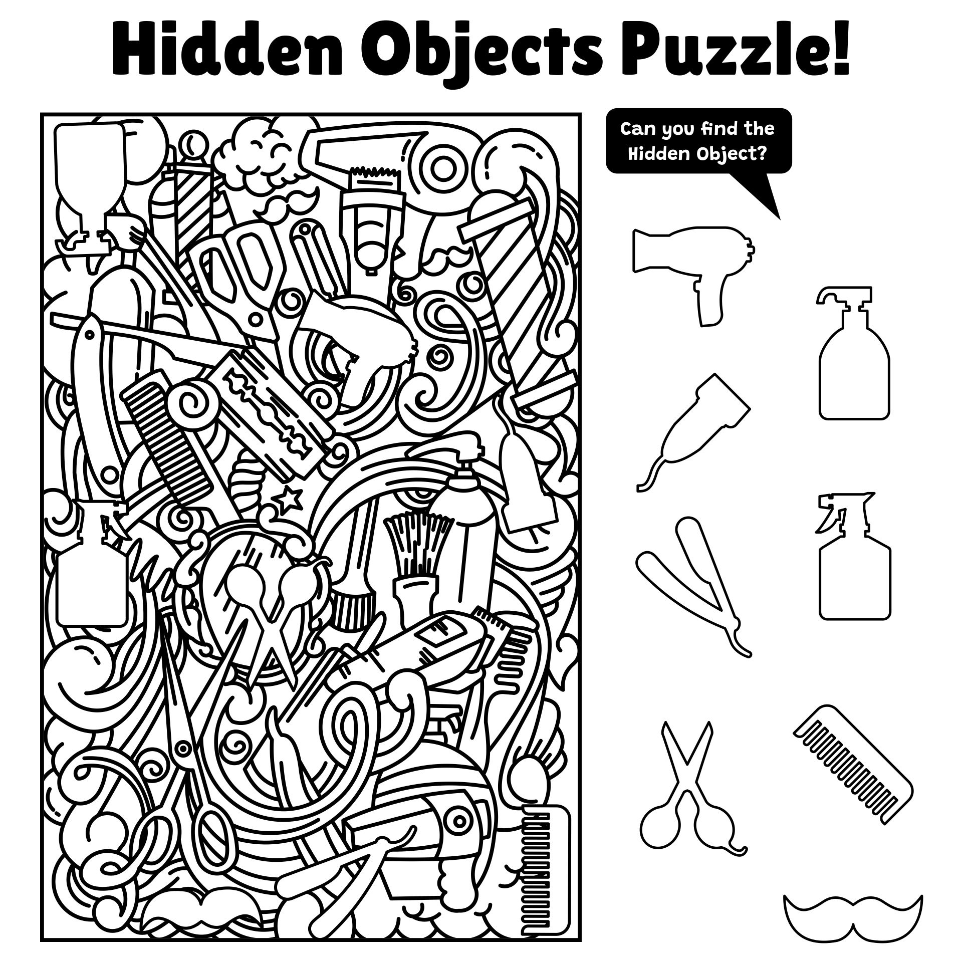 Easy Hidden Pictures Highlights - 10 Free Pdf Printables | Printablee regarding Highlights Hidden Pictures Daily Challenge