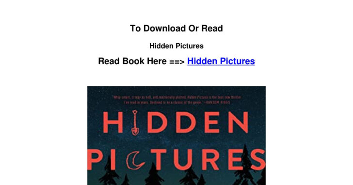 Hidden Pictures Jason Rekulak Epub Download