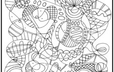 Expert Hidden Pictures - Classroom Doodles in Hardest Find Object Printable