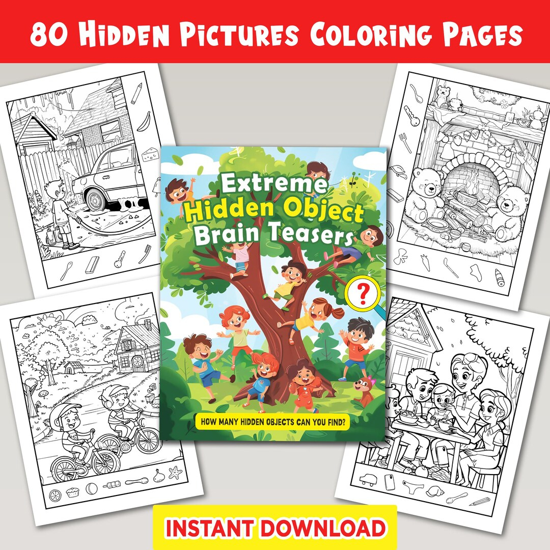 Extreme Hidden Object Brain Teasers, Printable Search &amp;amp; Find within Extreme Hidden Pictures