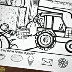 🚜 Free Farm Hidden Pictures Printable Worksheets For Kids Intended For Preschool Easy Hidden Pictures