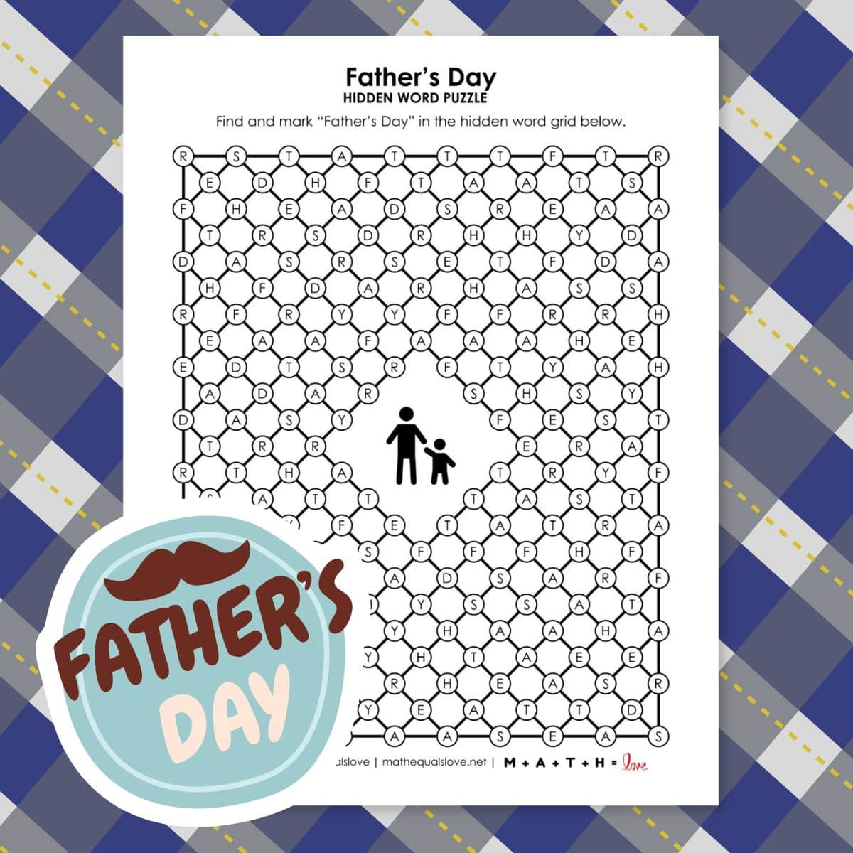 Father&amp;#039;S Day Hidden Word Puzzle (Free Pdf) in Father Day Hidden Pictures