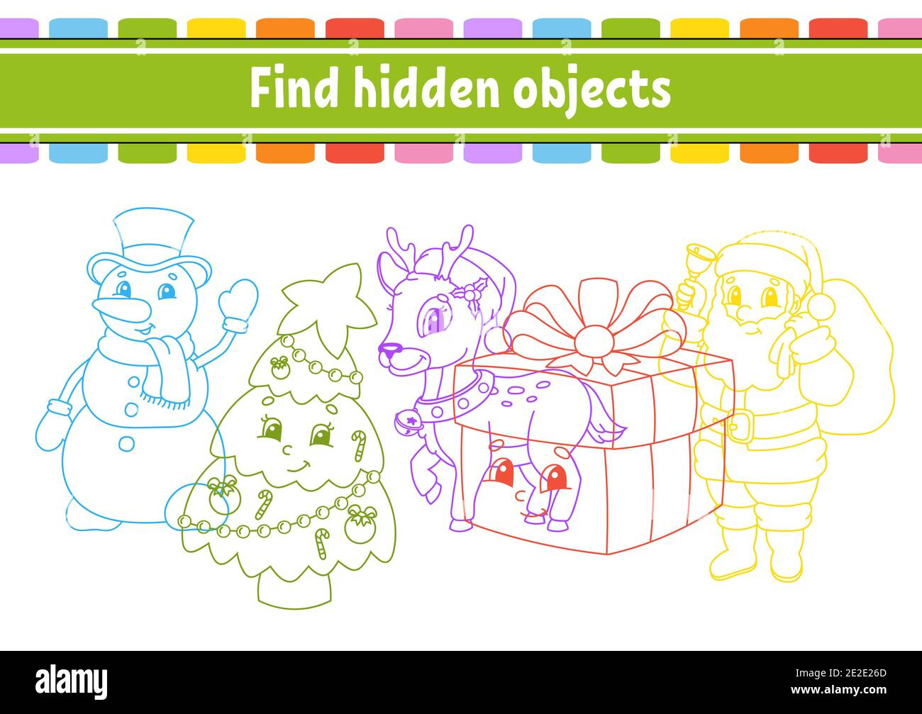 Find Hidden Objects Cut Out Stock Images &amp;amp; Pictures - Alamy pertaining to Easy Hidden Pictures in Color
