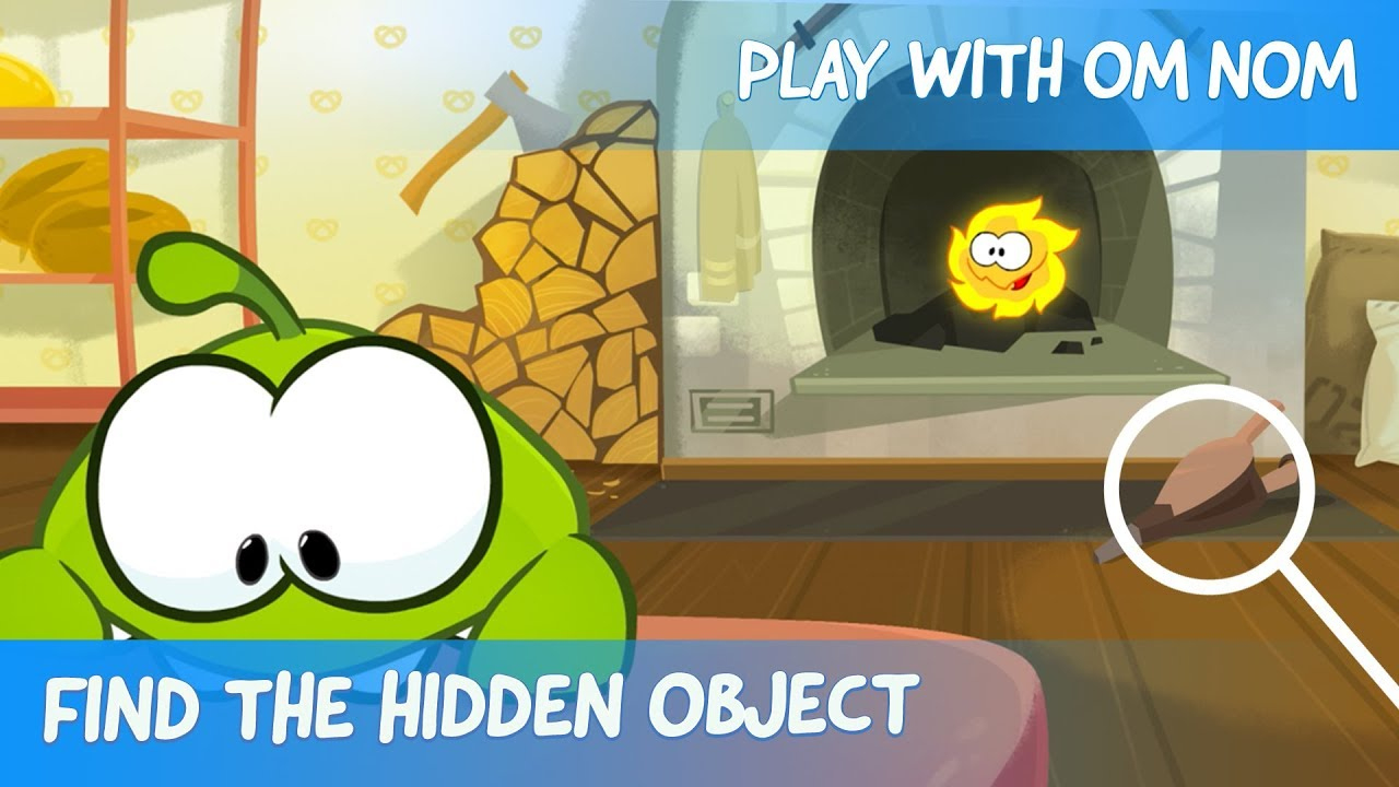 Find The Hidden Object - Om Nom Stories: Bakery (Cut The Rope 2) with Cut The Rope Hidden Pictures