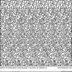 Free Coloring Page   Hidden 3D Pertaining To Hidden Pictures To Color