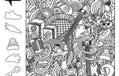 Free Hidden Pictures Printable Activities For Kids - Worksheets with Printable Hidden Picture Activities