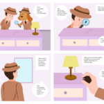 Free Pink And Purple Mystery Comic Strip Template To Edit Online Inside Hidden Comic Pictures Printable