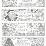 Free Printable Christmas Bookmarks (To Print & To Color) – Free Within Christmas Hidden Pictures To Print