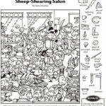 Free Printable Find The Hidden Objects Worksheets 0F8   Worksheets Within Hidden Picture Search