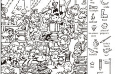 Free, Printable Hidden Picture Puzzles For Kids - Worksheets Library within Difficult Hidden Pictures Printables For Adults