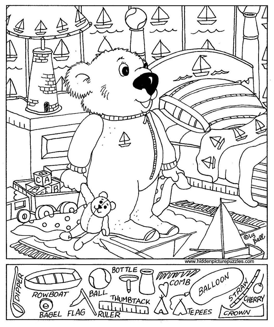 Free Printable Hidden Pictures For Kids | All Kids Network pertaining to Hidden Pictures For Preschoolers