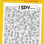 Free Printable I Spy Pokémon Activity   Paper Trail Design Intended For Pokemon Hidden Pictures Printable