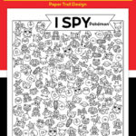 Free Printable I Spy Pokémon Activity   Paper Trail Design With Pokemon Hidden Pictures Printable