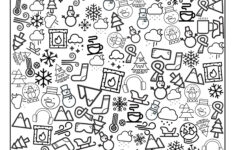 Free Printable I Spy Winter Activity - Paper Trail Design with Winter Hidden Pictures Worksheets