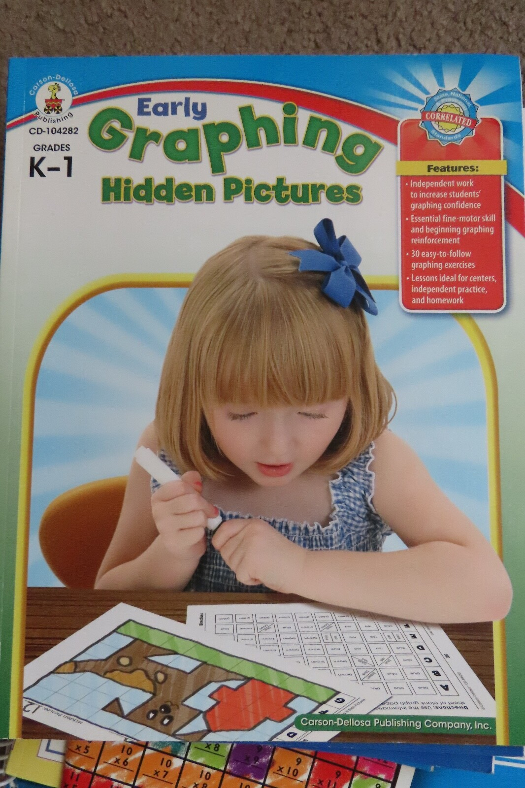 Graphing Hidden Pictures, Grades K-1Carson-Dellosa Publishing regarding Carson Dellosa Hidden Pictures