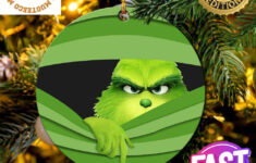 Grinch Hidden Stole The Christmas Holiday Gifts Xmas Decorations throughout Ornaments with Hidden Pictures