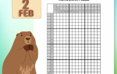 Groundhog Day Nonogram Puzzle | Math = Love for Groundhog Day Hidden Pictures