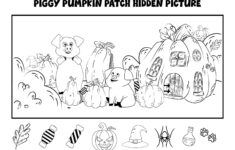 Halloween Hidden Objects - 15 Free Pdf Printables | Printablee intended for Hidden Pictures Piggy Pumpkin Patch