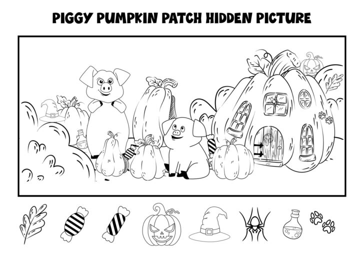 Pumpkin Patch Hidden Pictures