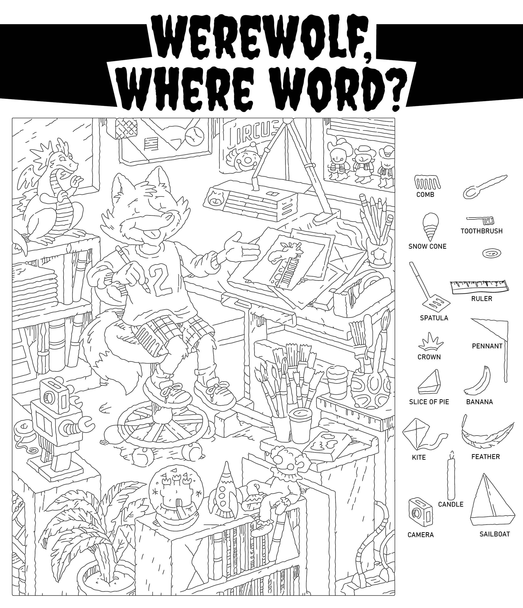 Halloween Hidden Picture - 15 Free Pdf Printables | Printablee pertaining to Free Halloween Hidden Pictures