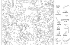 Halloween Hidden Picture - 15 Free Pdf Printables | Printablee pertaining to Hidden Picture Halloween Printable
