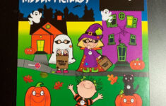Halloween Hidden Pictures Coloring &amp; Activity Book W/Stickers! regarding Halloween Hidden Pictures Online