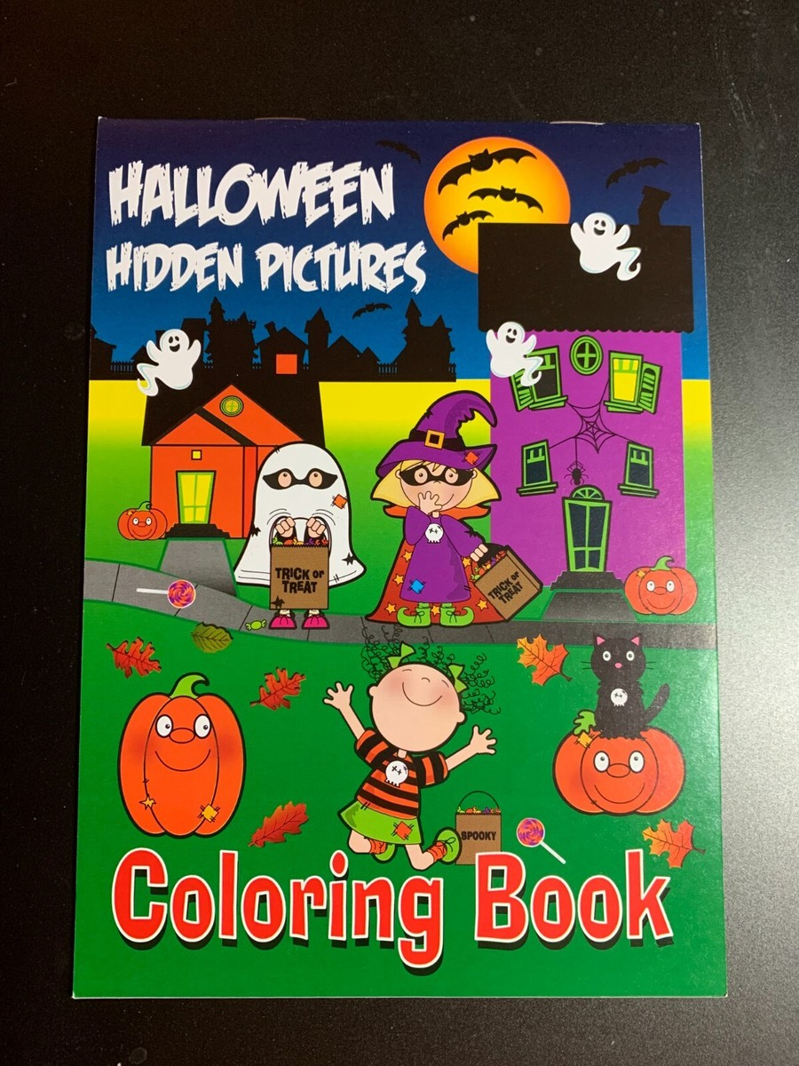Halloween Hidden Pictures Coloring &amp;amp; Activity Book W/Stickers! regarding Halloween Hidden Pictures Online