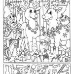 Hanukkah Hidden Picture Puzzle   Worksheets Library For Hidden Pictures Christmas Worksheets
