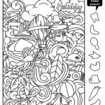 Hard Advanced Hidden Pictures Printable   Worksheets Library Regarding Find Hidden Objects Hard Printable