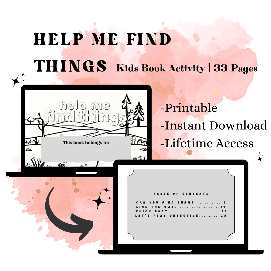Help Me Find Things | 33 Pagesyuki_Digitals - Raket.ph with regard to Find the Things Printables Medium