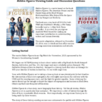 Hidden Figures Viewing Guide And Discussion Questions | Exercises Inside Hidden Pictures Discussion Questions