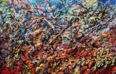 Hidden Horizon Acrylic Paintingeugenia Mangra | Absolutearts regarding Abstract Art Hidden Pictures