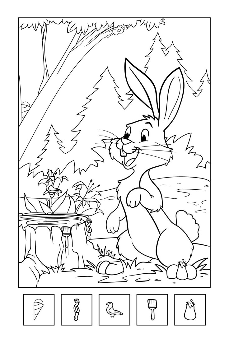 Hidden Object - 20 Free Pdf Printables | Printablee for Hidden Objects Free