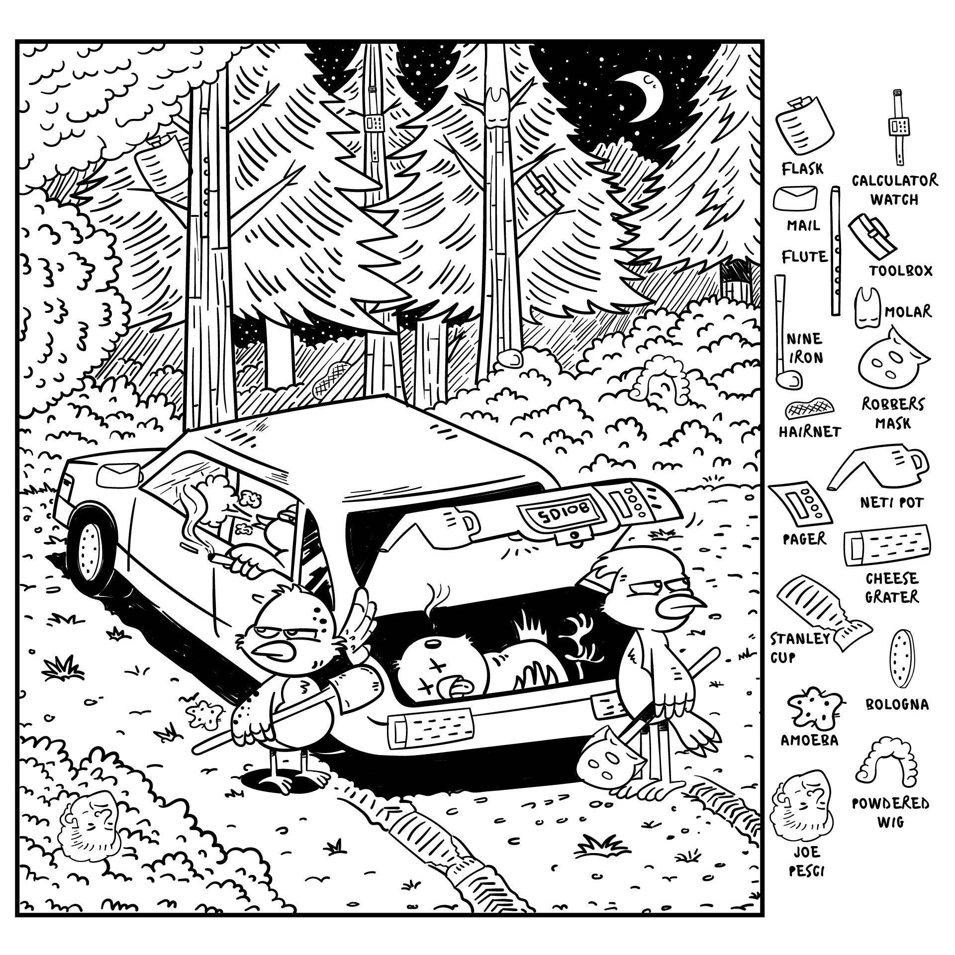 Hidden Object - 20 Free Pdf Printables | Printablee inside Hidden Pictures Hard Level