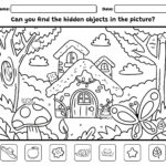 Hidden Object   20 Free Pdf Printables | Printablee   Worksheets With Regard To Free Printable Easy Find The Hidden Items