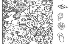Hidden Object Pages Adults - 6 Free Pdf Printables | Printablee with Find the Object in the Picture Worksheet For Adults Printable Version Full