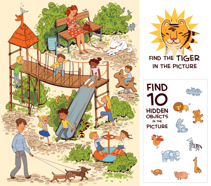 Hidden Objects Picture Quiz Printable