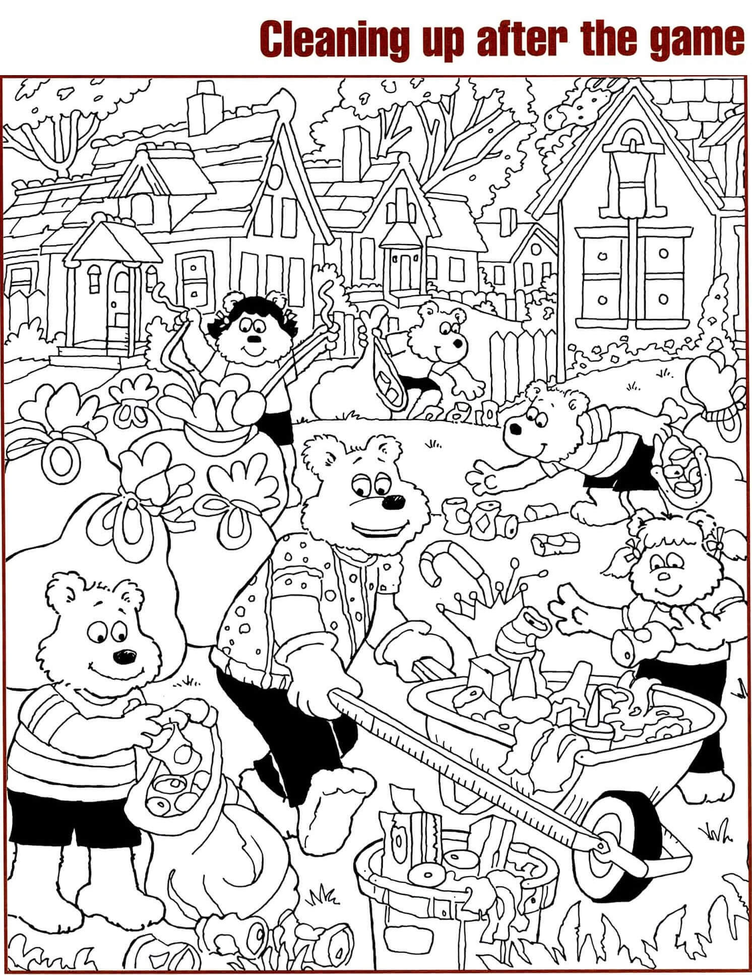 Hidden Objects Team Building Activity for Hidden Pictures Activity Sheets