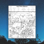 Hidden Picture Printable   Etsy Inside Hide And Seek Printable Hard