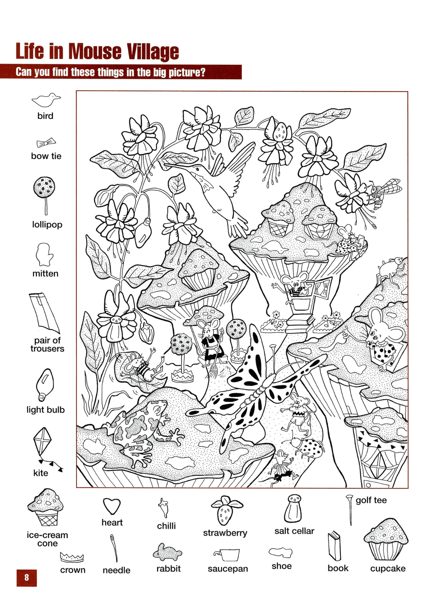 Hidden Picture Puzzle Book - Hidden Object Game - Pixel Art throughout Hidden Pictures Printable Book