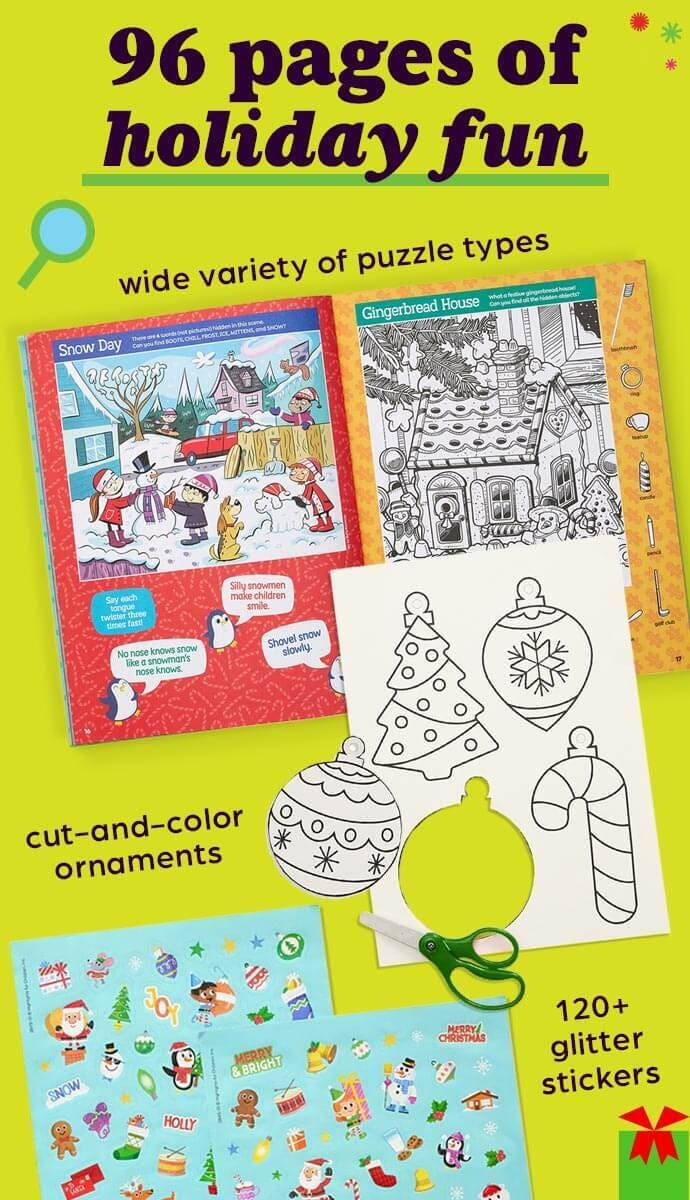 Hidden Pictures Christmas Puzzles Deluxe | Highlights For Children within Highlights Holiday Hidden Pictures