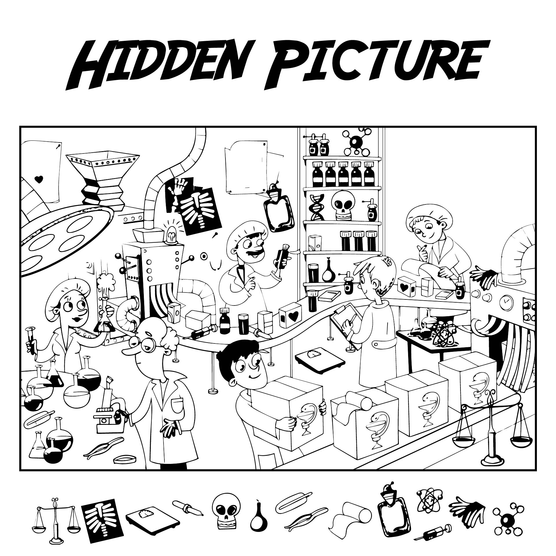 Hidden Pictures For Adults - 10 Free Pdf Printables | Printablee pertaining to Free Highlights Hidden Pictures Online