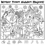 Hidden Pictures For Adults   10 Free Pdf Printables | Printablee With Regard To Difficult Christmas Hidden Pictures