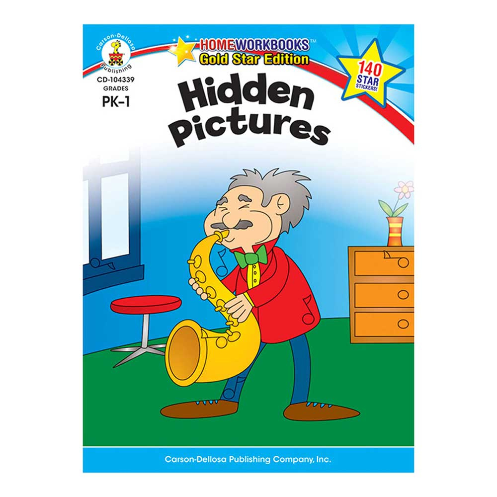 Hidden Pictures, Grades Pk - 1 - Cd-104339 | Carson Dellosa intended for Carson Dellosa Hidden Pictures