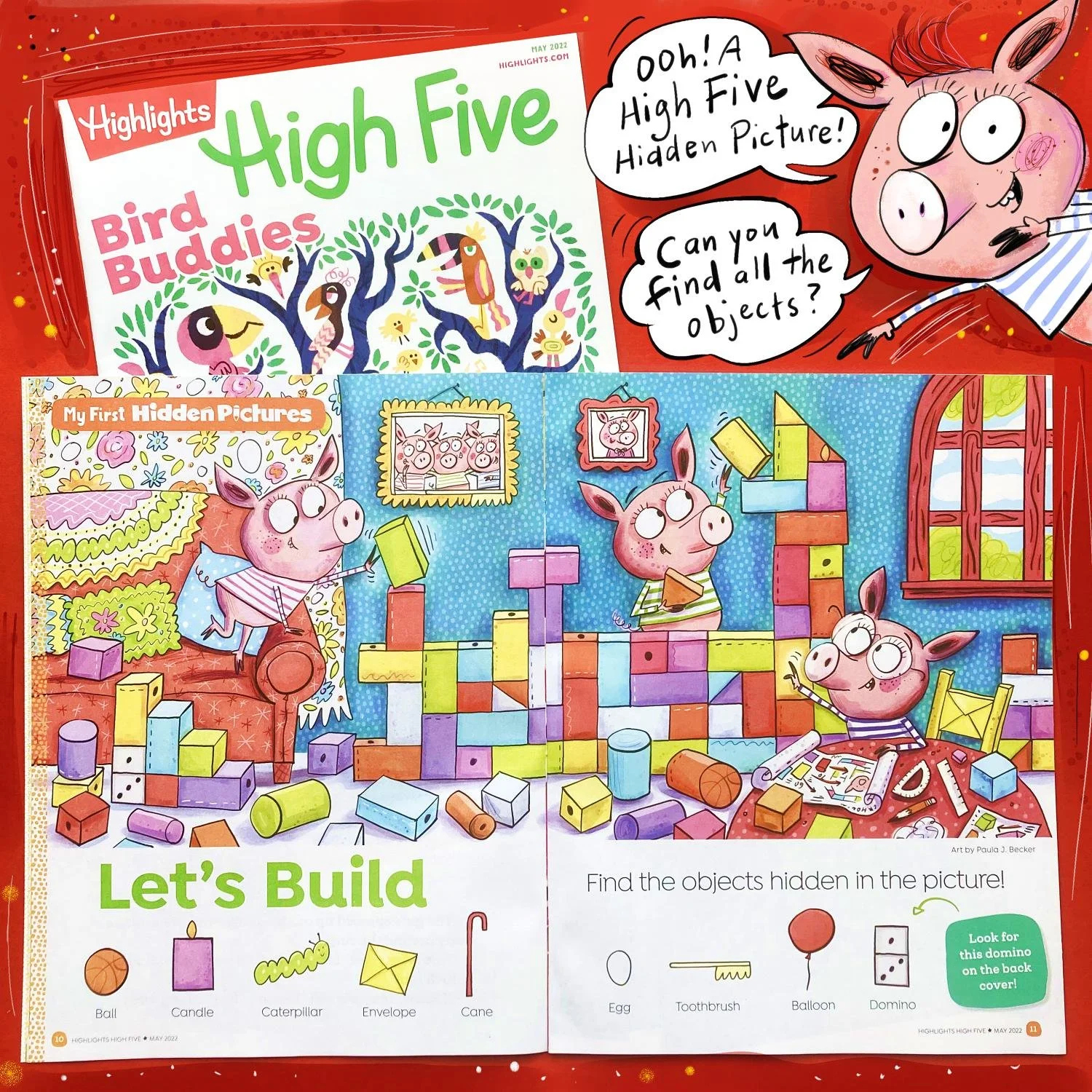 Hidden Pictures — News/Blog — Paula J. Becker -- Illustrator for Highlight Magazine Hidden Pictures